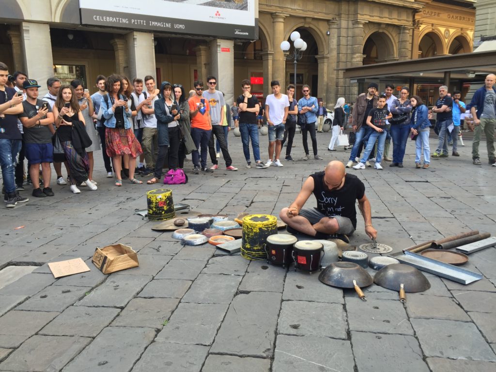 Dario playing his drums!